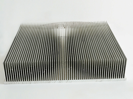 Aluminum extrusion CNC milling heat sink for solar inverter