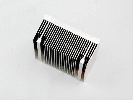 Aluminum extrusion CNC milling heat sink for solar inverter